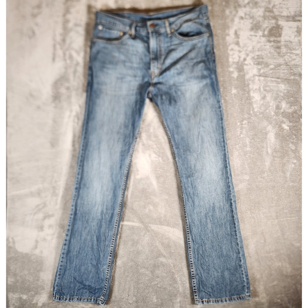 Levi's‎ 505 Jeans Men's 35X33 (Tag 33X32) Blue Denim Regular Fit